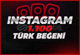 [Kaliteli] Instagram 1.100 Türk Beğeni