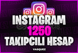 ⭐[KALİTELİ] İNSTAGRAM 1250 TAKİPÇİLİ HESAP⭐
