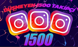⭐[KALİTELİ] INSTAGRAM 1500 GERÇEK TAKİPÇİ⭐
