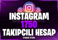 ⭐[KALİTELİ] İNSTAGRAM 1750 TAKİPÇİLİ HESAP