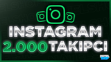 ⭐[KALİTELİ] INSTAGRAM 2.000 GERÇEK TAKİPÇİ⭐