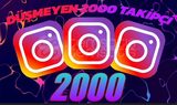 ⭐[KALİTELİ] INSTAGRAM 2000 GERÇEK TAKİPÇİ⭐