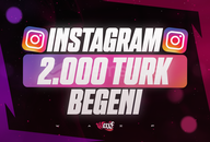 ⭐[KALİTE] Instagram 2000 Türk Beğeni