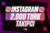 ⭐[KALİTELİ] Instagram 2000 Türk Gerçek Takipçi