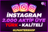 ⭐[KALİTELİ] İnstagram 2.000 Türk Grup Üye ⭐