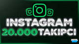 ⭐[KALİTELİ] INSTAGRAM 20.000 GERÇEK TAKİPÇİ⭐