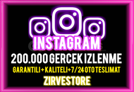 ⭐️KALİTELİ⭐️ Instagram 200.000 Gerçek İzlenme