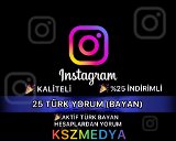 (KALİTELİ) Instagram 25 Adet Türk Bayan Yorum