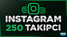 ⭐[KALİTELİ] INSTAGRAM 250 GERÇEK TAKİPÇİ⭐