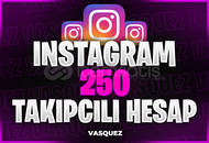 ⭐[MAİL TESLİM] İNSTAGRAM 250 TAKİPÇİLİ HESAP⭐