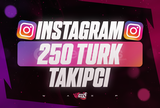 ⭐[KALİTELİ] Instagram 250 Türk Gerçek Takipçi