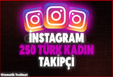 ⭐[OTOMATİK] İNSTAGRAM 250 TÜRK KADIN TAKİPÇİ⭐