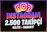 ⭐[KALİTELİ] INSTAGRAM 2.500 GERÇEK TAKİPÇİ