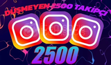 ⭐[KALİTELİ] INSTAGRAM 2500 GERÇEK TAKİPÇİ⭐