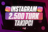 ⭐[KALİTELİ] Instagram 2500 Türk Gerçek Takipçi