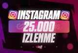 ⭐[KALİTELİ] Instagram 25.000 Gerçek İzlenme