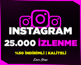 ⭐[KALİTELİ] INSTAGRAM 25000 İZLENME⭐