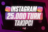 ⭐[KALİTELİ] Instagram 25.000 Türk Takipçi