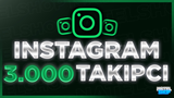 ⭐[KALİTELİ] INSTAGRAM 3.000 GERÇEK TAKİPÇİ⭐