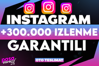 ⭐[KALİTELİ]İNSTAGRAM 300.000 İZLENME GARANTİLİ⭐
