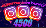 ⭐[KALİTELİ] INSTAGRAM 4500 GERÇEK TAKİPÇİ⭐