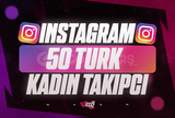 ⭐[KALİTELİ] Instagram 50 Türk Kadın Takipçi