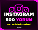 ⭐[KALİTELİ] INSTAGRAM 500 GERÇEK YORUM⭐