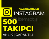 ⭐[KALİTELİ] INSTAGRAM 500 TAKİPÇİ⭐