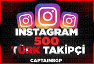 [KALİTELİ] İnstagram 500 Türk Takipçi