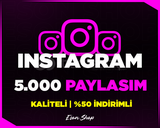 ⭐[KALİTELİ] INSTAGRAM 5000 PAYLAŞIM⭐