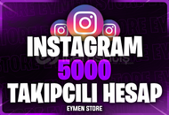⭐[KALİTELİ] İNSTAGRAM 5000 TAKİPÇİLİ HESAP