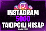 ⭐[KALİTELİ] İNSTAGRAM 5000 TAKİPÇİLİ HESAP