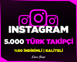 ⭐[KALİTELİ] INSTAGRAM 5000 TÜRK GERÇEK TAKİPÇİ⭐