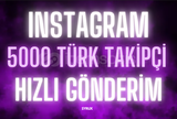 (KALİTELİ) INSTAGRAM 5000 TÜRK TAKİPÇİ ✨