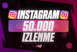 ⭐[KALİTELİ] Instagram 50.000 Gerçek İzlenme