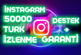 ⭐[KALİTELİ] INSTAGRAM 50.000 TÜRK İZLENME⭐