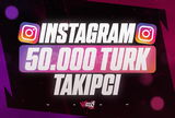 ⭐[KALİTELİ] Instagram 50.000 Türk Takipçi