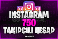 ⭐[MAİL TESLİM] İNSTAGRAM 750 TAKİPÇİLİ HESAP⭐