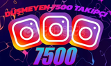 ⭐[KALİTELİ] INSTAGRAM 7500 GERÇEK TAKİPÇİ⭐