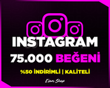 ⭐[KALİTELİ] INSTAGRAM 75000 BEĞENİ⭐