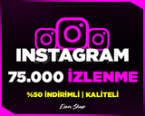 ⭐[KALİTELİ] INSTAGRAM 75000 İZLENME⭐