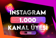 [KALİTELİ] İNSTAGRAM 1.000 KANAL ÜYESİ