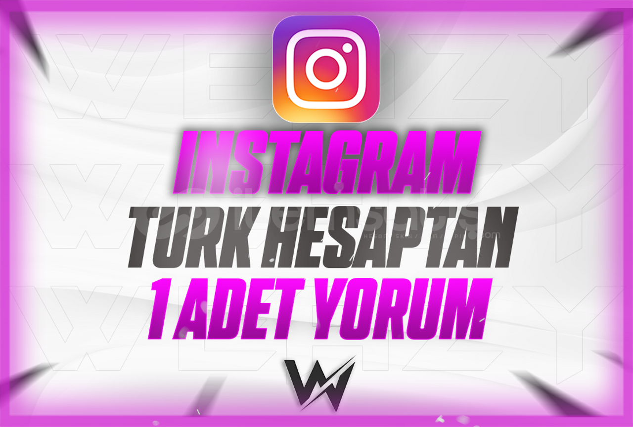 KALİTELİ INSTAGRAM TÜRK HESAPTAN 1 ADET YORUM KALİTELİ INSTAGRAM TÜRK HESAPTAN 1 ADET YORUM