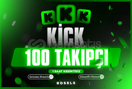 ✨[Kaliteli] KİCK 100 TAKİPÇİ ✨