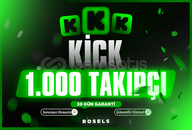 ✨[Kaliteli] KİCK 1.000 TAKİPÇİ ✨