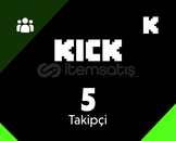 Kaliteli ⭐ Kick 5 Takipçi