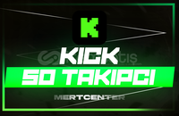 ⭐[KALİTELİ] KİCK 50 TAKİPÇİ [GARANTİLİ]⭐