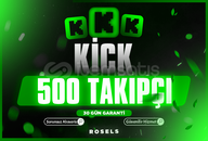 ✨[Kaliteli] KİCK 500 TAKİPÇİ ✨