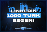 ⭐[KALİTELİ] LINKEDIN TÜRK 1000 BEĞENİ⭐