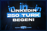 ⭐[KALİTELİ] LINKEDIN TÜRK 250 BEĞENİ⭐